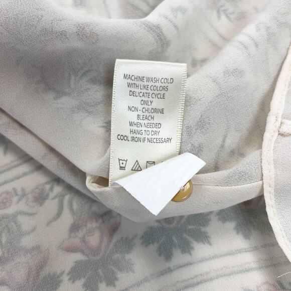 Max Studio Womens Sleeveless Top Sz Small Floral Boho Summer‎ Cottagecore Dainty - Picture 9 of 10